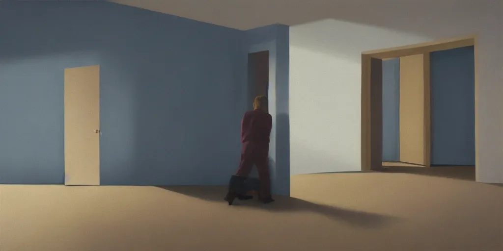 Prompt: a room wall with pictures, artwork by tim eitel