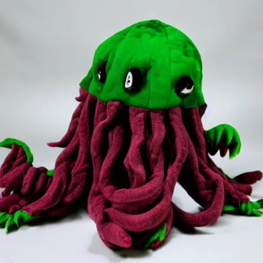 Prompt: plush cthulhu