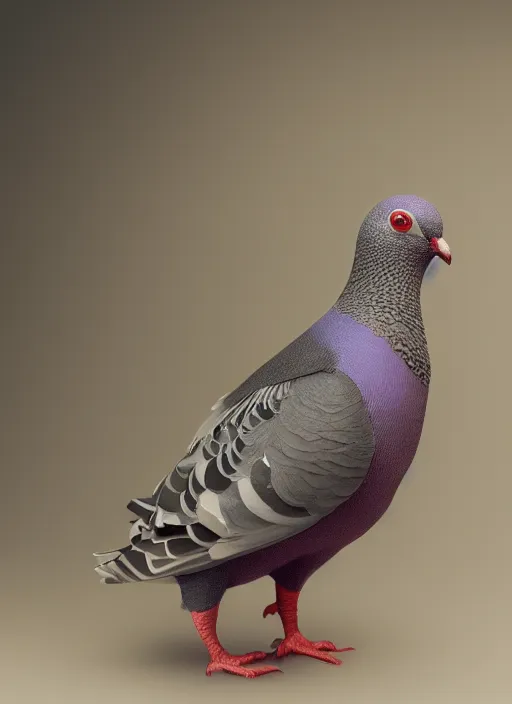 Image similar to pigeon. insanely detailed. by wlop, ilya kuvshinov, krenz cushart, greg rutkowski, pixiv. zbrush sculpt, octane, maya, houdini, vfx, in luxury advertisement, sharp focus, volumetric lighting