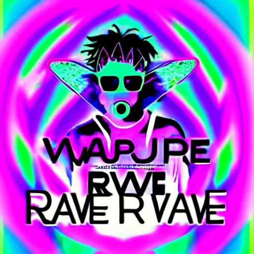 Image similar to vapourwave rave