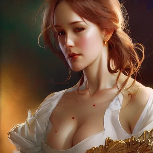 Image similar to ultra realistic illustration, kelly bundy anime, intricate, elegant, highly detailed, digital painting, artstation, concept art, smooth, sharp focus, illustration, art by artgerm and greg rutkowski and alphonse mucha and wlop