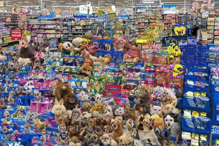 Image similar to photo of fursonas for sale at walmart