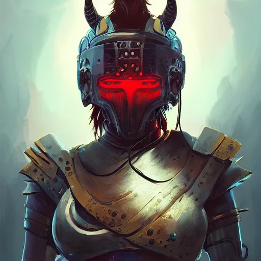 Image similar to cyberpunk viking helmet mask warrior goddess robot ninja fantasy, art gta 5 cover, official fanart behance hd artstation by jesper ejsing, by rhads, makoto shinkai and lois van baarle, ilya kuvshinov, ossdraws