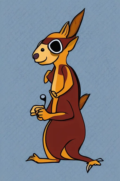 Prompt: a squirrel dressed like a pimp, vector art