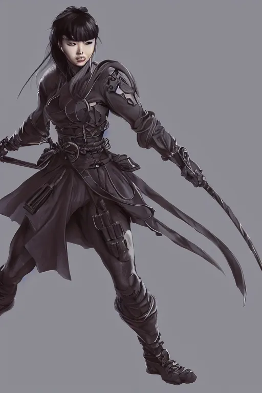 anime ninja concept art