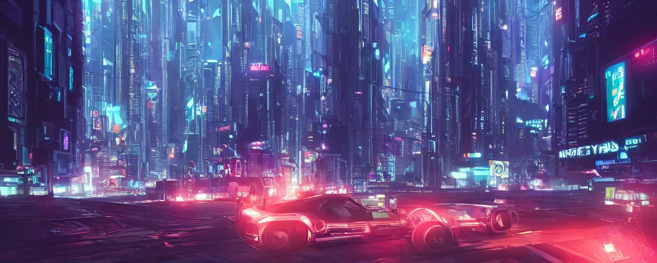 Image similar to cityscape, cyberpunk, night time, weirdcore, nightcore, dreamcore, aesthetic, neon, octane render, unreal engine global illumination ray tracing 8 k hd resolution, by ilya kuvshinov and cushart krentz and gilleard james