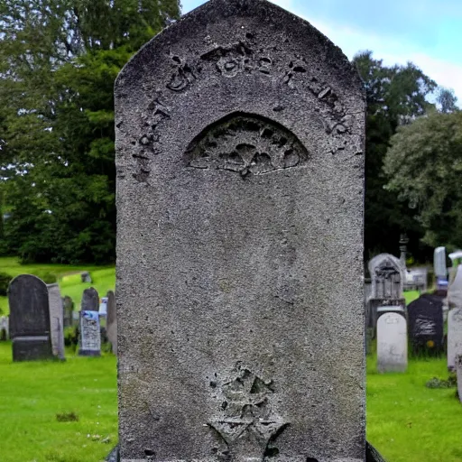 Prompt: knight's effigy tombstone Scotland