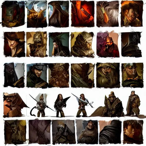 Image similar to ranger, dungeon and dragons, character concept, lord of the rings, bags, belts, weapons, trending on artstation, portrait