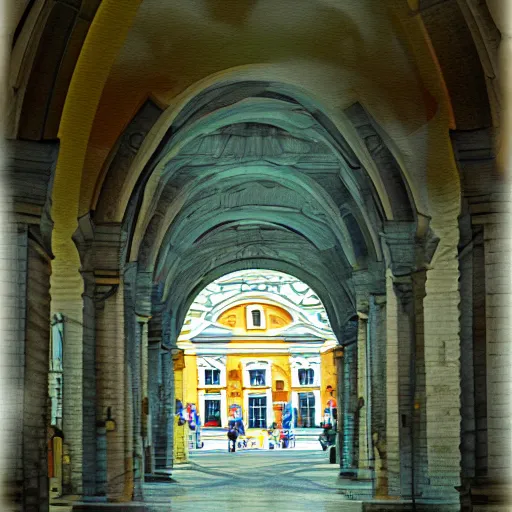 Image similar to Debrecen, digital art,