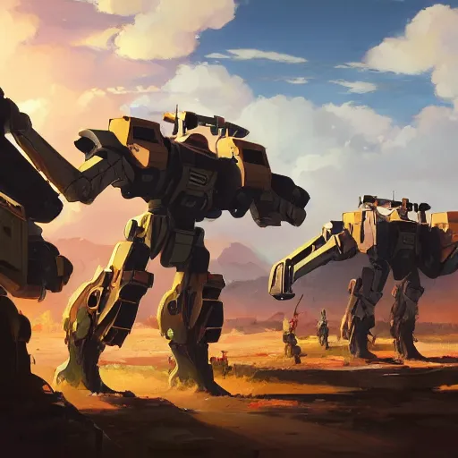 Image similar to hero world mechwarrior, behance hd by jesper ejsing, by rhads, makoto shinkai and lois van baarle, ilya kuvshinov, rossdraws global illumination