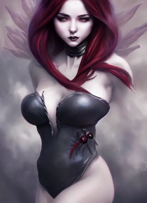 Image similar to very beautiful demon girl, artgerm, artstation, 4 k,