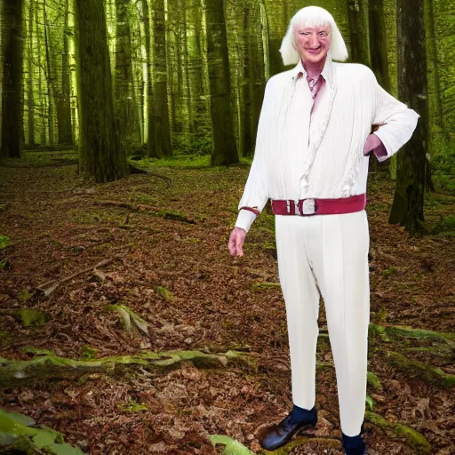 Prompt: full length beautiful jimmy savile, forest style studio shot, professional photographer, many details, super realistic, high quality, 8 k