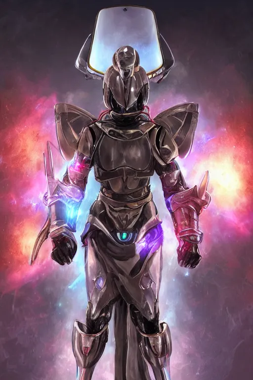 Image similar to helmet armor guardian destiny in witch queen illumination ray tracing hdr fanart arstation by sung choi robot ninja mask and eric pfeiffer and gabriel garza and casper konefal