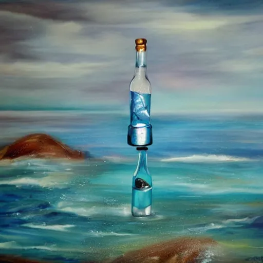 Image similar to bottle sea