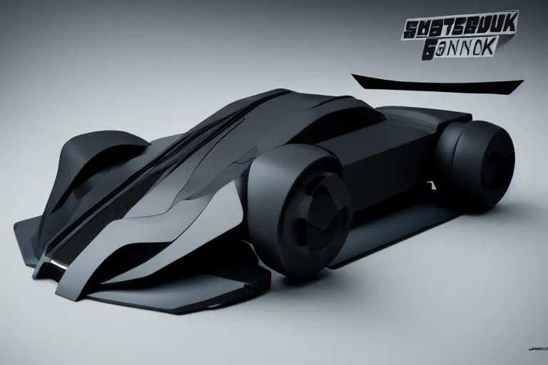 Image similar to cyberpunk batmobile concept inspired sports car, futuristic look, highly detailed body, very expensive, photorealistic camera shot, bright studio setting, studio lighting, crisp quality and light reflections, unreal engine 5 quality render