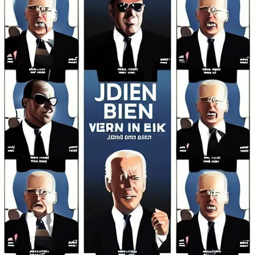 Image similar to Biden men in black