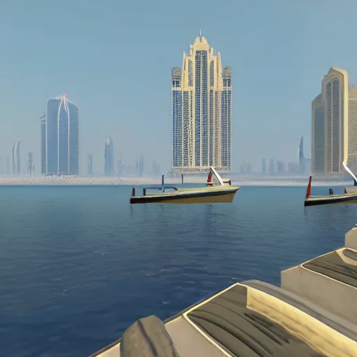 Prompt: gta : dubai, calming