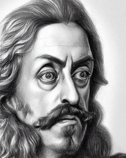 Prompt: pencil drawing of beautiful peter the great, hyper realistic face, in the style of greg rutkowski, fantasy, amazing detail, epic, elegant, smooth, sharp focus, from the front