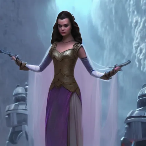 Image similar to victoria justice as princess padme in star wars episode 3, 8 k resolution, cinematic lighting, anatomically correct