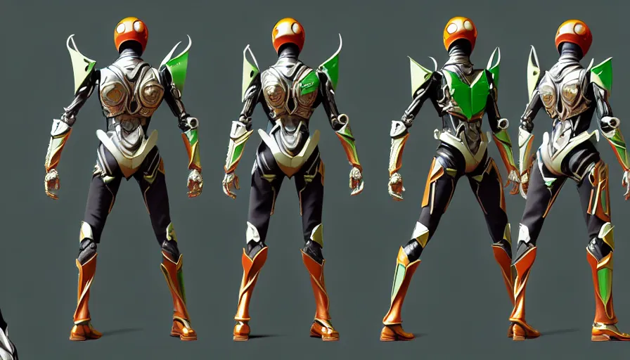 Image similar to concept art sprite sheet of kamen rider, big belt, human structure bee concept art, hero action pose, human anatomy, intricate detail, hyperrealistic art and illustration by irakli nadar and alexandre ferra, unreal 5 engine highlly render, global illumination