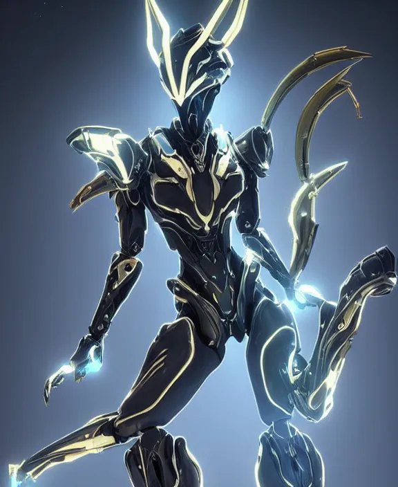 Image similar to exquisite cinematic full body shot of a beautiful saryn prime warframe, that's a beautiful stunning anthropomorphic robot female dragon with metal cat ears, cute elegant pose, robot cat paws for feet, thick warframe legs, detailed arms, sharp claws, streamlined white armor, long elegant tail, two arms, two legs, long tail, detailed warframe fanart, destiny fanart, macro art, dragon art, furry art, realistic digital art, warframe art, Destiny art, furaffinity, DeviantArt, artstation, 3D realistic, 8k HD, octane render