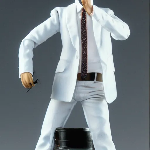 Prompt: andy kaufman plastic action figure, highly detailed catalog photograph