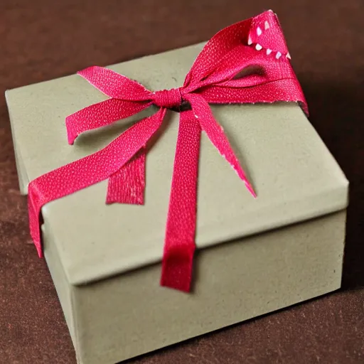 Image similar to vintage craft paper gift box, old school