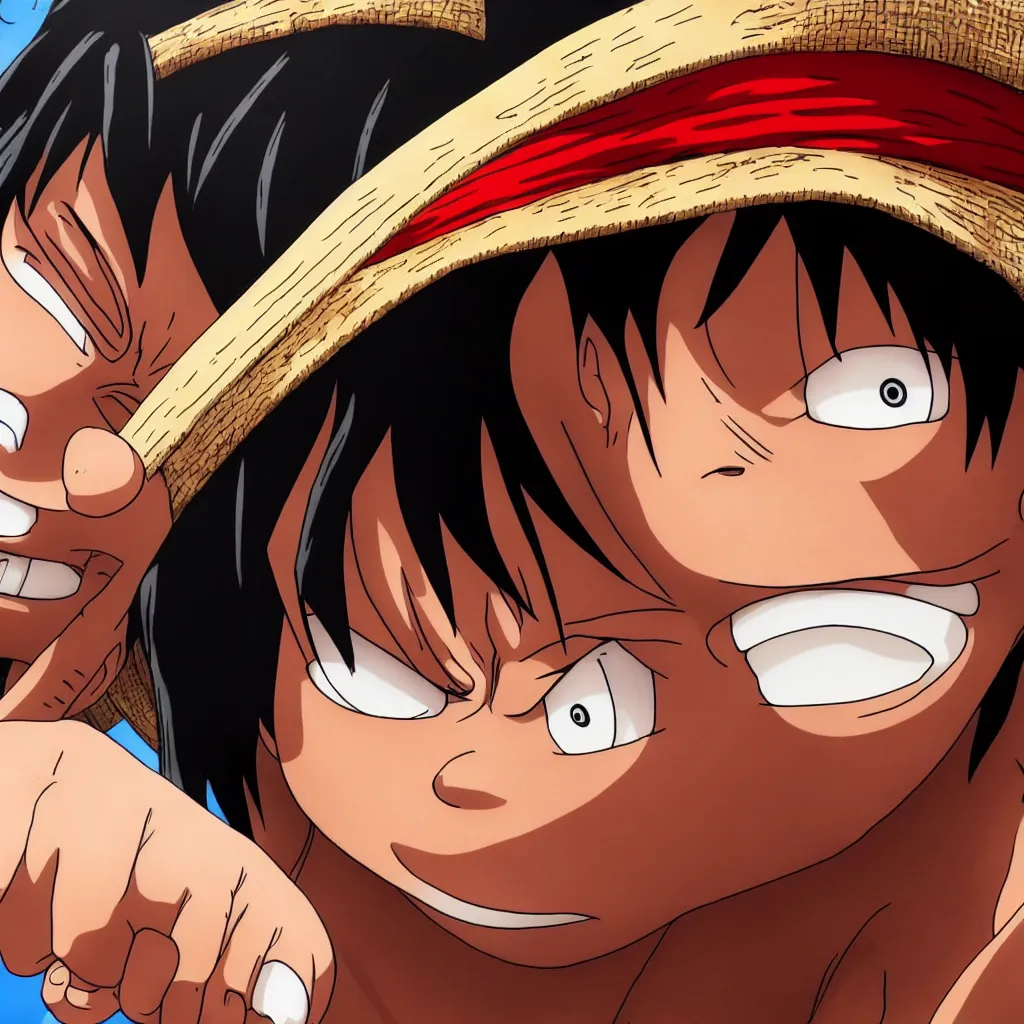 Image similar to photo of monkey d. luffy in real life, close up, rule of thirds, highly detailed, 4 k, hdr, smooth, sharp focus, anatomically correct, beautiful, perfect,