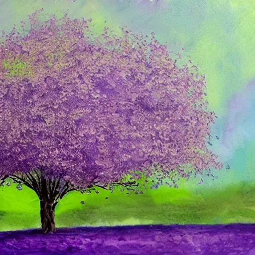 Image similar to purple tree