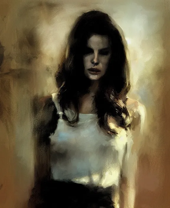 Prompt: lana del rey by jeremy mann