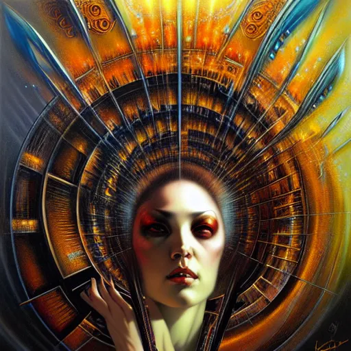 Image similar to Divine Chaos Engine by Karol Bak