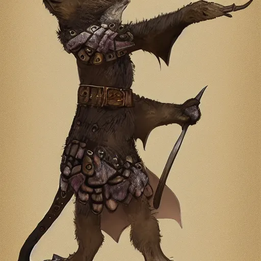 Prompt: d & d style, upper body portrait, tabaxi male, wearing studded leather.