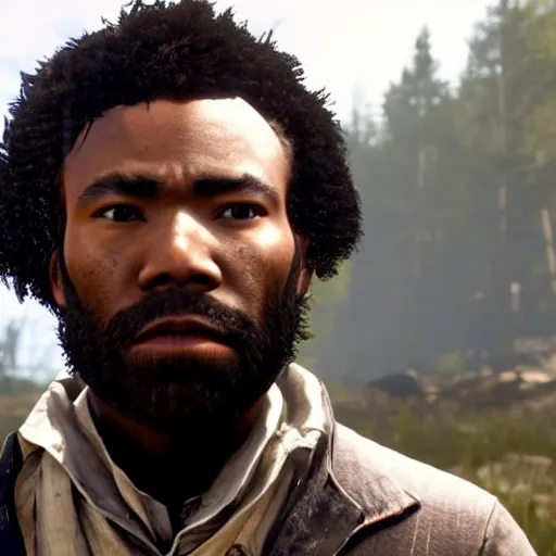 Prompt: donald glover in rdr 2