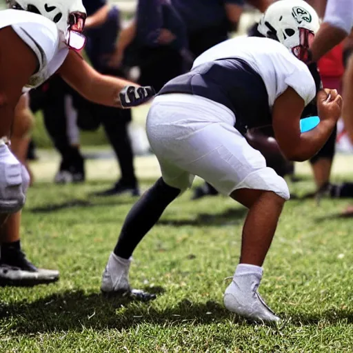 Prompt: a promising college football quarterback injures himself while fishing on the bayou