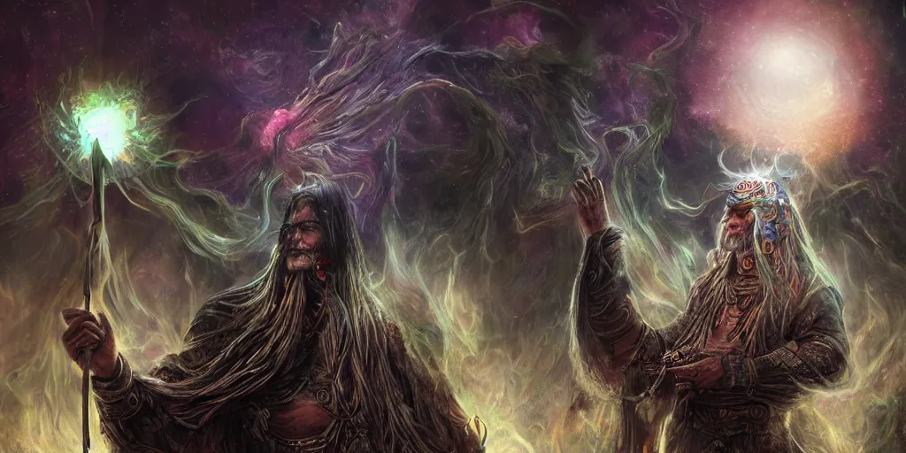 cosmic shaman, fantasy apocalypse, digital art, 4 k | Stable Diffusion ...