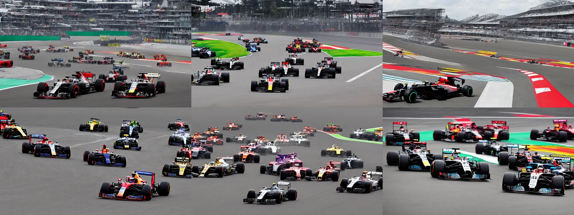 Prompt: formula 1 championship race 2022
