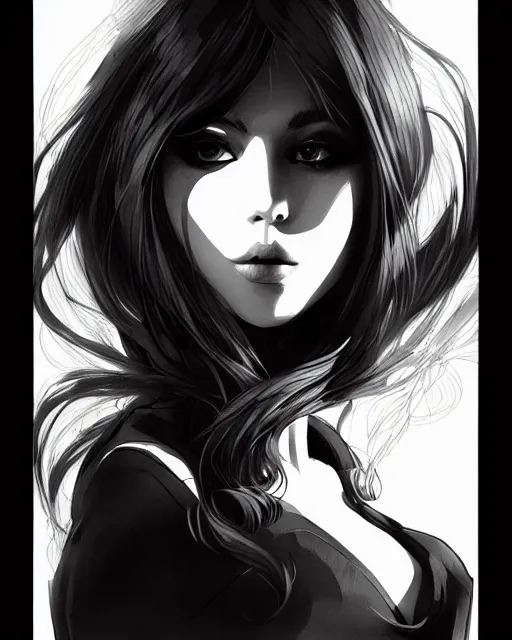 Image similar to black crimson ink smoke portrait of mew, artgerm, wlop, artstation