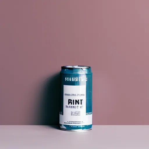 Image similar to can of paint, minimal, modern