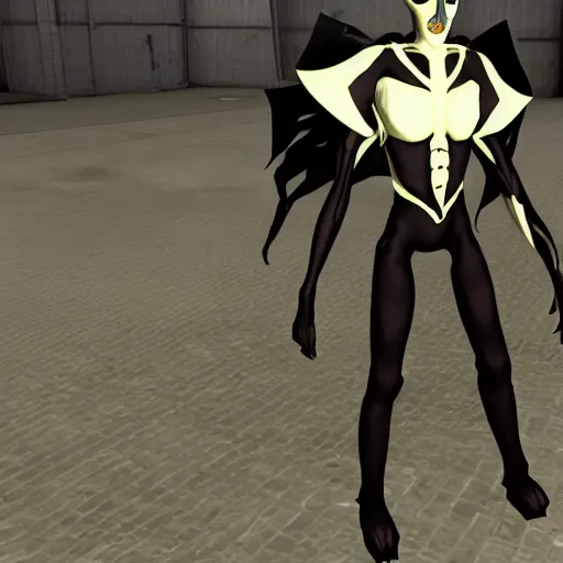 Image similar to demifiend from shin megami tensei iii nocturne in team fortress 2 style