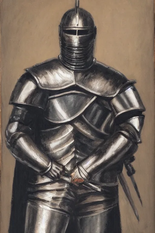Prompt: portrait of a knight