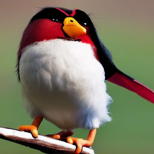 Image similar to An extremely angry bird.