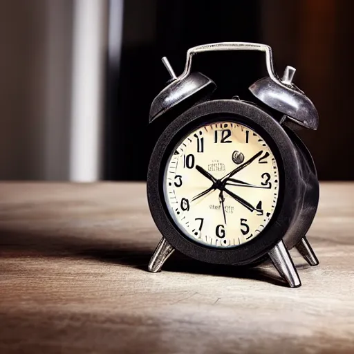 Image similar to broken alarm clock,