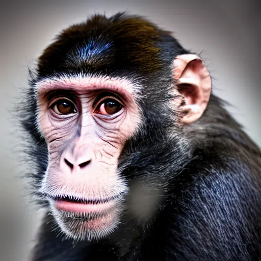 Image similar to monkey portrait