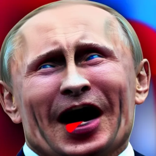 Image similar to extreme silly face championship vladimir putin's winning entry, face pulling world tournament 2 0 1 9