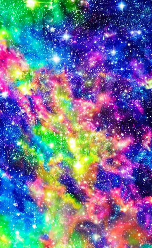 Image similar to galaxy paint explosion