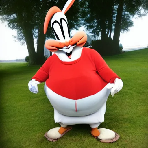 Image similar to the real life Fat big Bugs Bunny