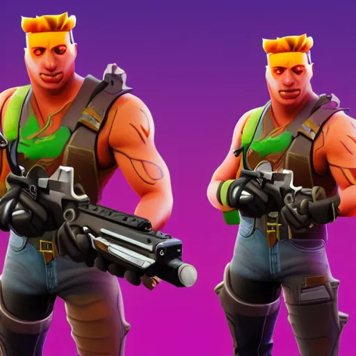 Prompt: jonesy from the video game fortnite