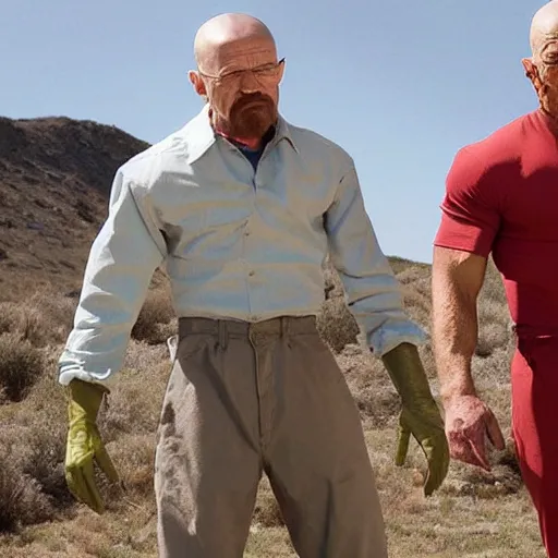 Image similar to walter white as gigachad