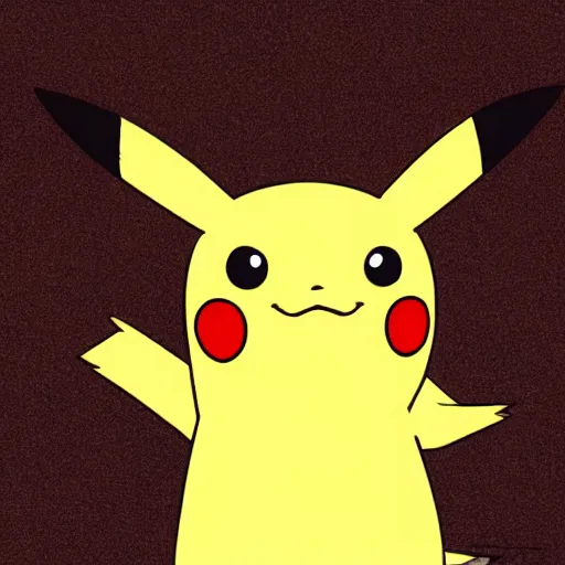 Image similar to a picture of a shocked pikachu