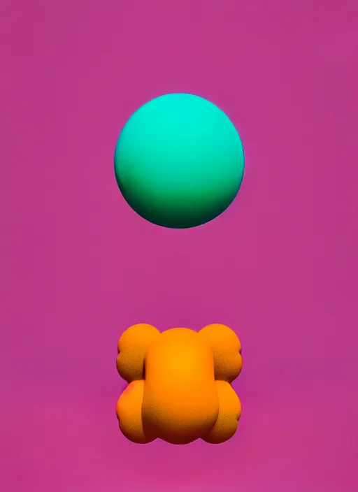 Prompt: abstract sculpture by shusei nagaoka, kaws, david rudnick, 3 d, octane, vray, pastell colours, cell shaded, 8 k